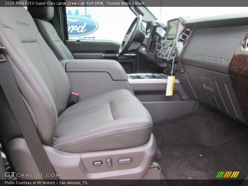 Tuxedo Black / Black 2015 Ford F350 Super Duty Lariat Crew Cab 4x4 DRW