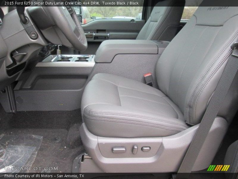 Tuxedo Black / Black 2015 Ford F350 Super Duty Lariat Crew Cab 4x4 DRW