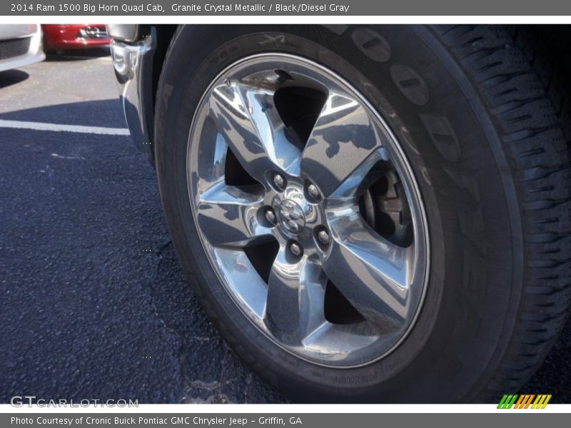 Granite Crystal Metallic / Black/Diesel Gray 2014 Ram 1500 Big Horn Quad Cab