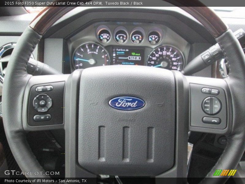 Tuxedo Black / Black 2015 Ford F350 Super Duty Lariat Crew Cab 4x4 DRW