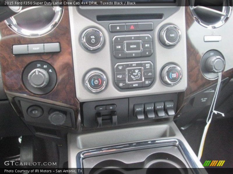 Tuxedo Black / Black 2015 Ford F350 Super Duty Lariat Crew Cab 4x4 DRW