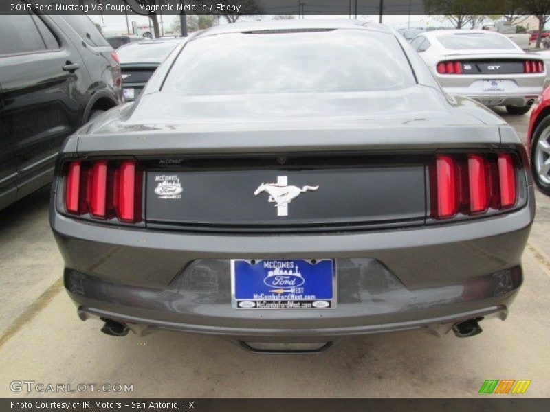 Magnetic Metallic / Ebony 2015 Ford Mustang V6 Coupe