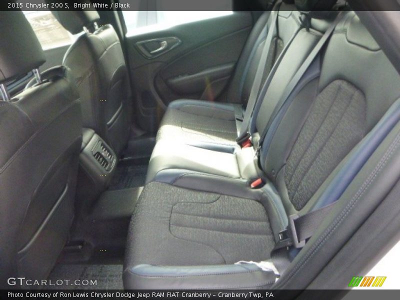 Bright White / Black 2015 Chrysler 200 S