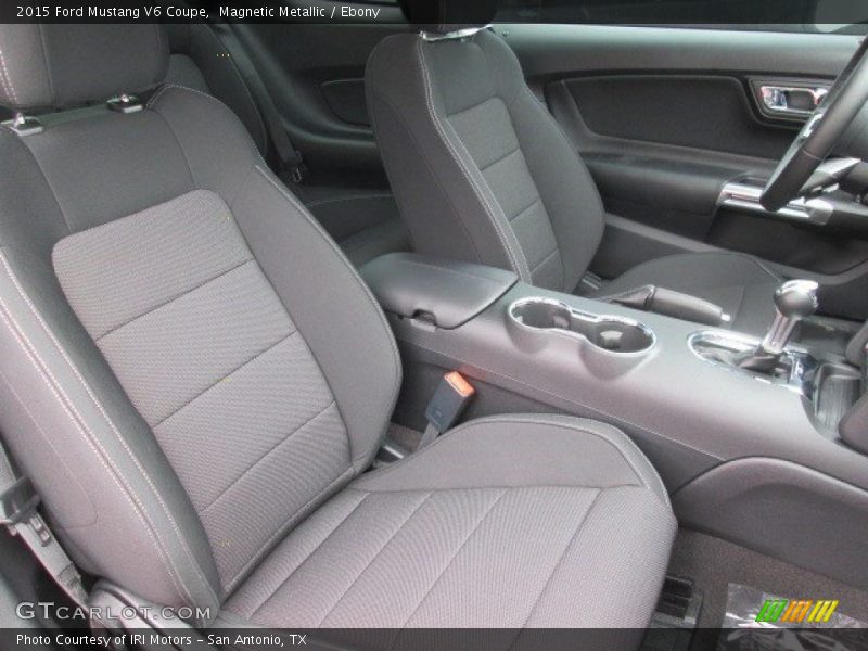 Magnetic Metallic / Ebony 2015 Ford Mustang V6 Coupe