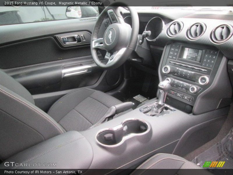 Magnetic Metallic / Ebony 2015 Ford Mustang V6 Coupe