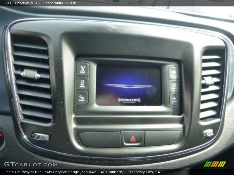 Bright White / Black 2015 Chrysler 200 S