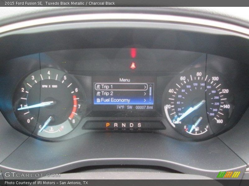 Tuxedo Black Metallic / Charcoal Black 2015 Ford Fusion SE