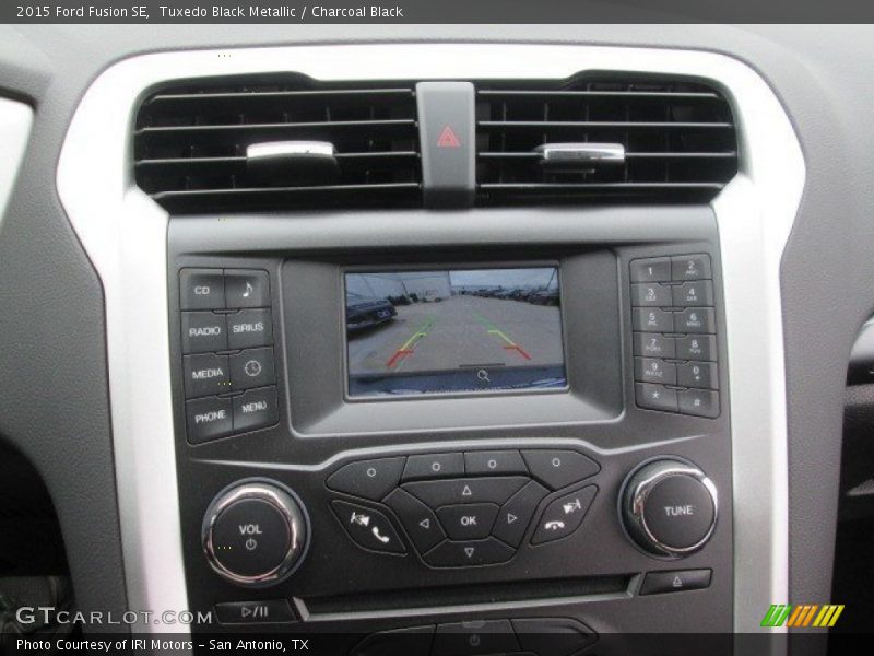 Tuxedo Black Metallic / Charcoal Black 2015 Ford Fusion SE
