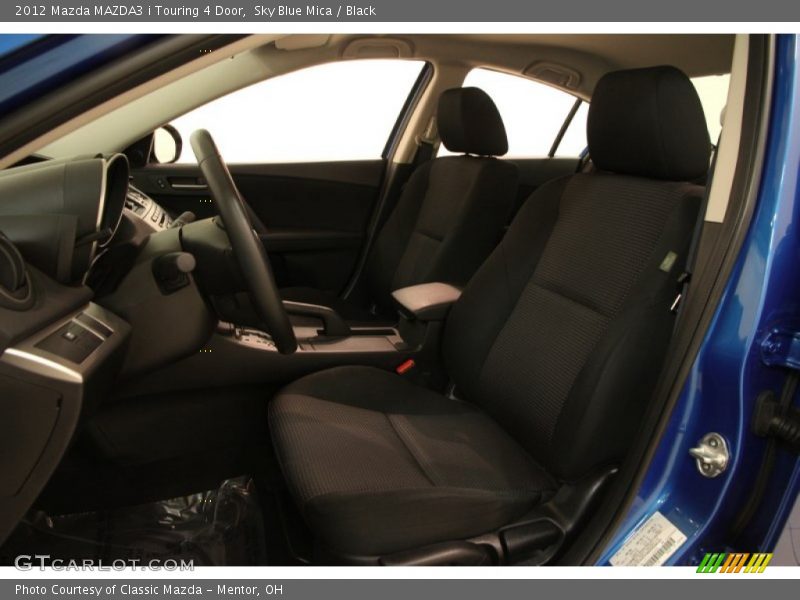 Sky Blue Mica / Black 2012 Mazda MAZDA3 i Touring 4 Door