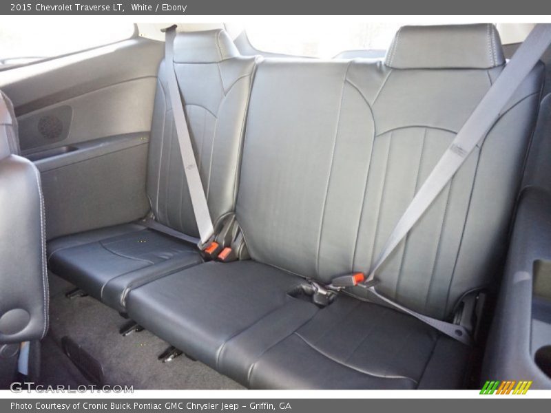 White / Ebony 2015 Chevrolet Traverse LT