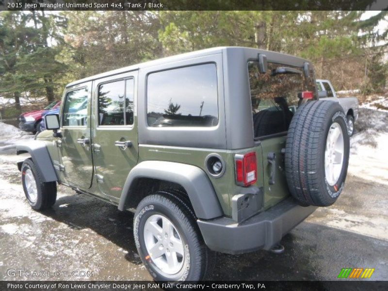 Tank / Black 2015 Jeep Wrangler Unlimited Sport 4x4