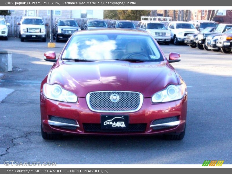 Radiance Red Metallic / Champagne/Truffle 2009 Jaguar XF Premium Luxury
