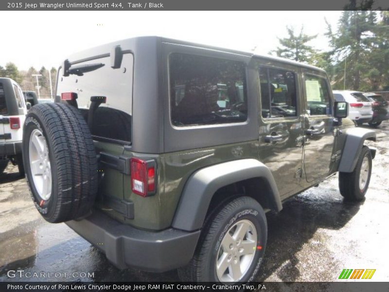 Tank / Black 2015 Jeep Wrangler Unlimited Sport 4x4