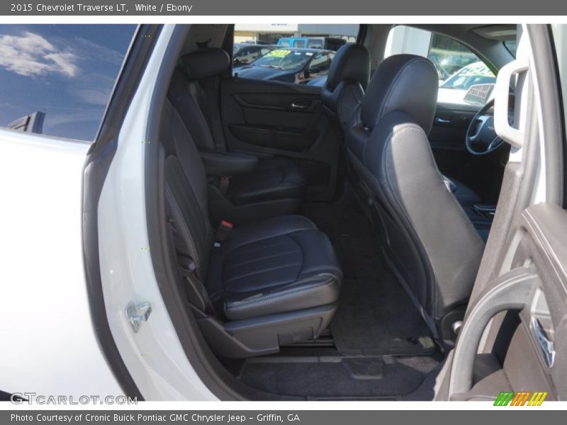 White / Ebony 2015 Chevrolet Traverse LT