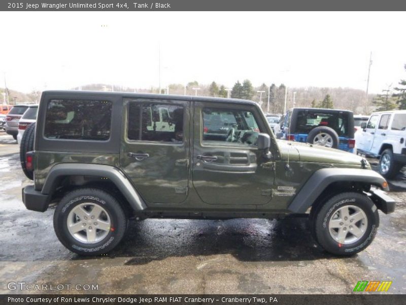 Tank / Black 2015 Jeep Wrangler Unlimited Sport 4x4