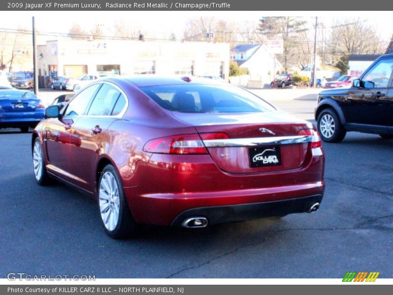 Radiance Red Metallic / Champagne/Truffle 2009 Jaguar XF Premium Luxury