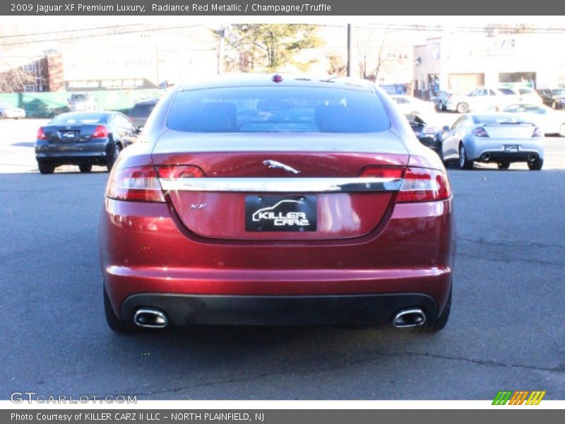 Radiance Red Metallic / Champagne/Truffle 2009 Jaguar XF Premium Luxury
