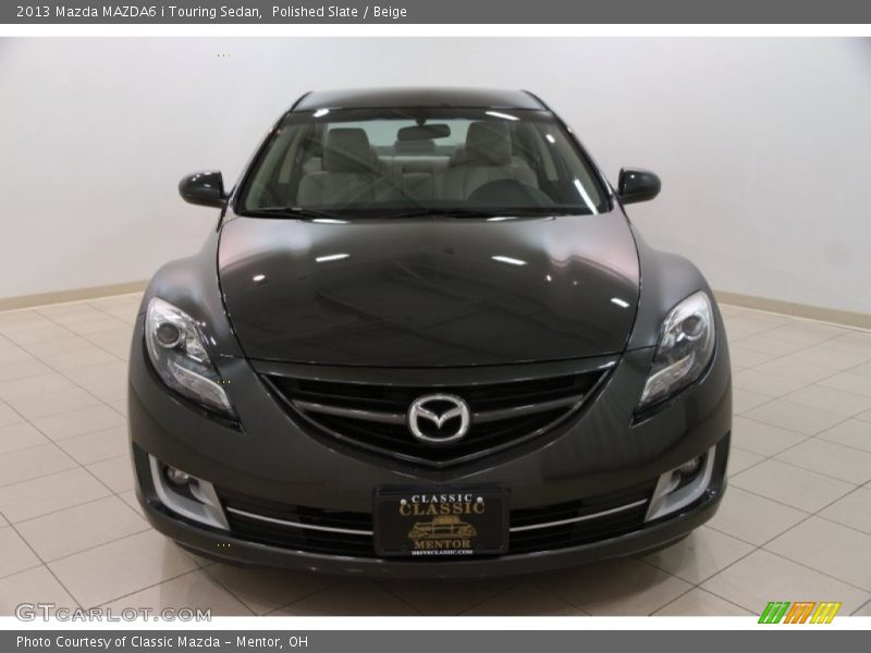 Polished Slate / Beige 2013 Mazda MAZDA6 i Touring Sedan
