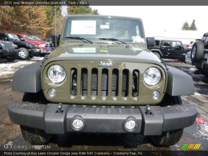 Tank / Black 2015 Jeep Wrangler Unlimited Sport 4x4