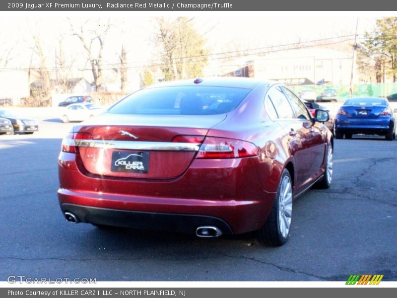 Radiance Red Metallic / Champagne/Truffle 2009 Jaguar XF Premium Luxury