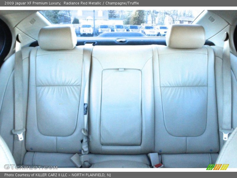 Radiance Red Metallic / Champagne/Truffle 2009 Jaguar XF Premium Luxury