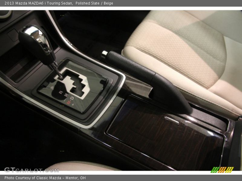 Polished Slate / Beige 2013 Mazda MAZDA6 i Touring Sedan