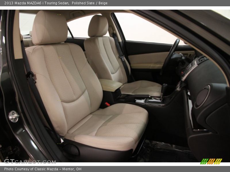 Polished Slate / Beige 2013 Mazda MAZDA6 i Touring Sedan