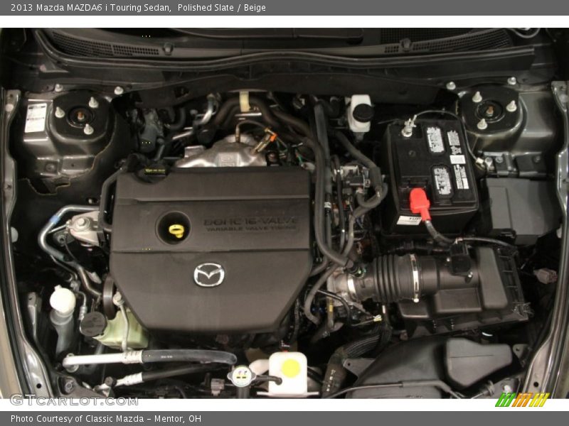 Polished Slate / Beige 2013 Mazda MAZDA6 i Touring Sedan