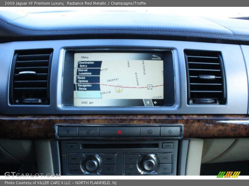Radiance Red Metallic / Champagne/Truffle 2009 Jaguar XF Premium Luxury