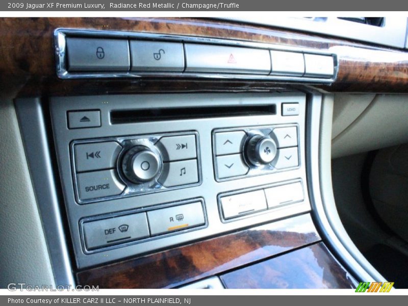Radiance Red Metallic / Champagne/Truffle 2009 Jaguar XF Premium Luxury