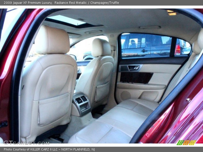 Radiance Red Metallic / Champagne/Truffle 2009 Jaguar XF Premium Luxury