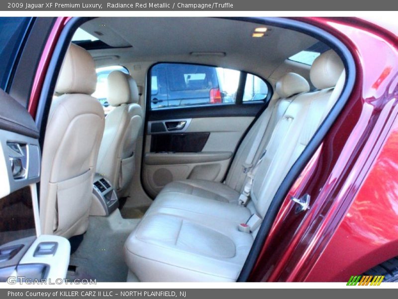 Radiance Red Metallic / Champagne/Truffle 2009 Jaguar XF Premium Luxury