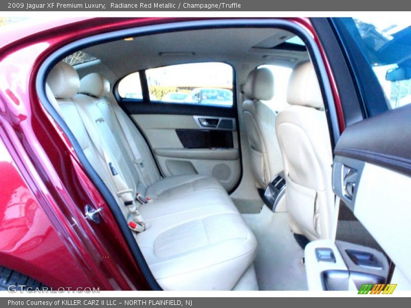 Radiance Red Metallic / Champagne/Truffle 2009 Jaguar XF Premium Luxury