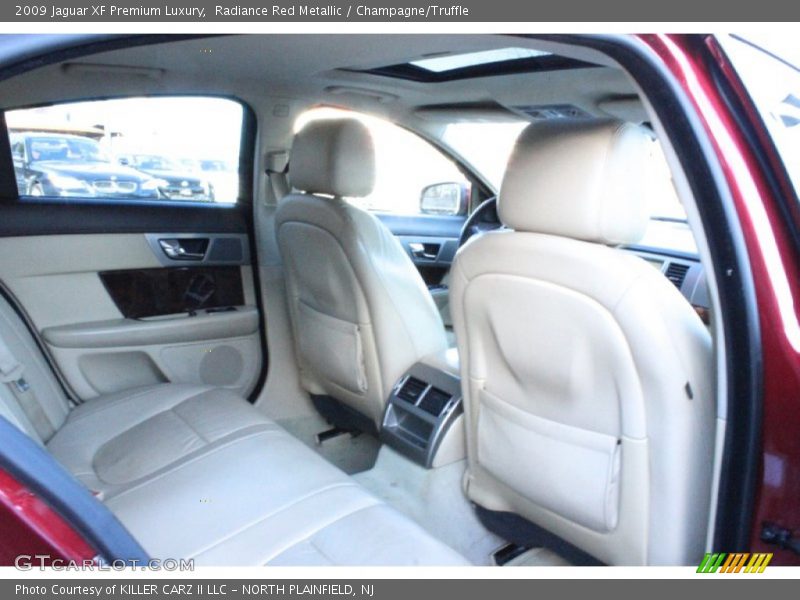 Radiance Red Metallic / Champagne/Truffle 2009 Jaguar XF Premium Luxury