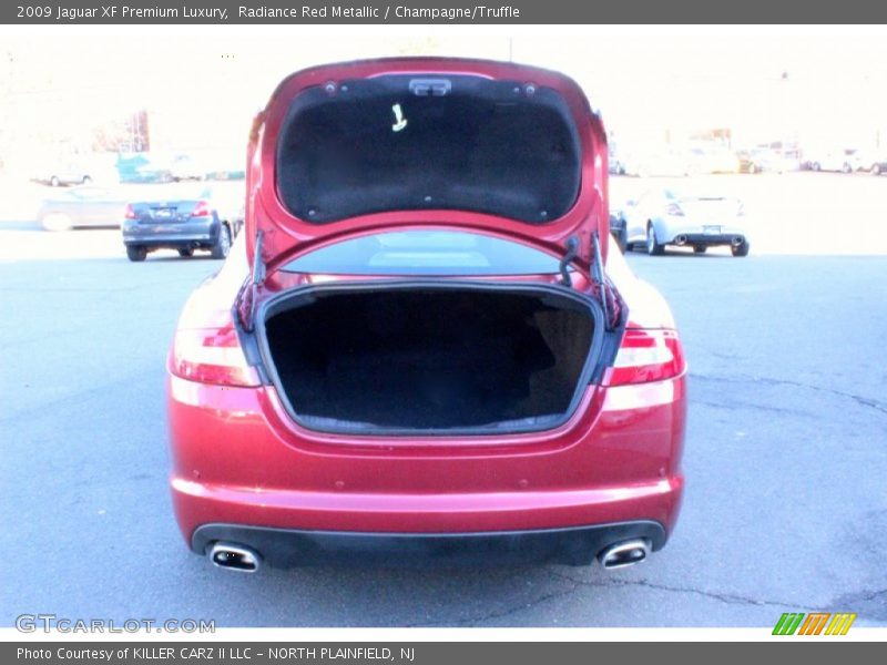 Radiance Red Metallic / Champagne/Truffle 2009 Jaguar XF Premium Luxury