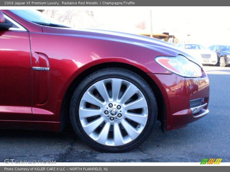 Radiance Red Metallic / Champagne/Truffle 2009 Jaguar XF Premium Luxury