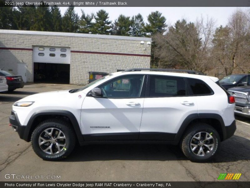 Bright White / Trailhawk Black 2015 Jeep Cherokee Trailhawk 4x4