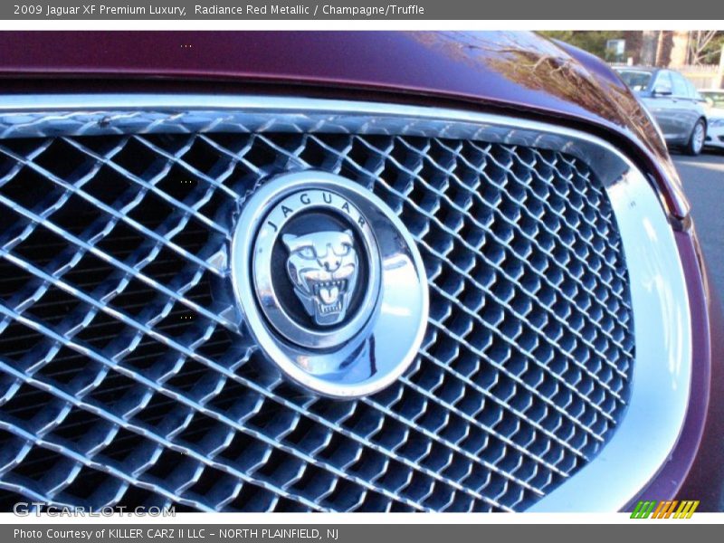 Radiance Red Metallic / Champagne/Truffle 2009 Jaguar XF Premium Luxury