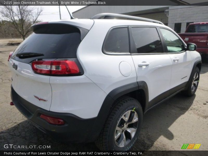 Bright White / Trailhawk Black 2015 Jeep Cherokee Trailhawk 4x4