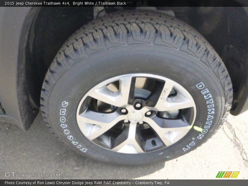 Bright White / Trailhawk Black 2015 Jeep Cherokee Trailhawk 4x4