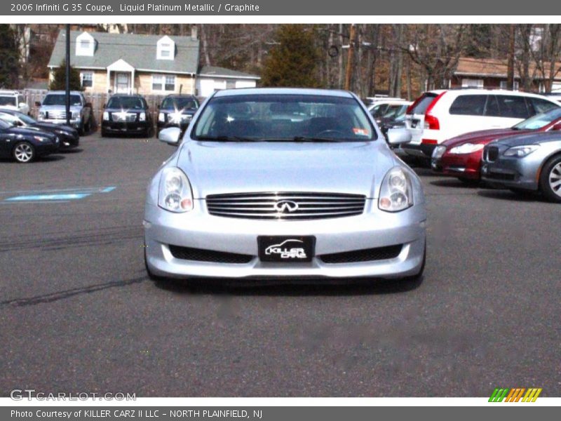 Liquid Platinum Metallic / Graphite 2006 Infiniti G 35 Coupe