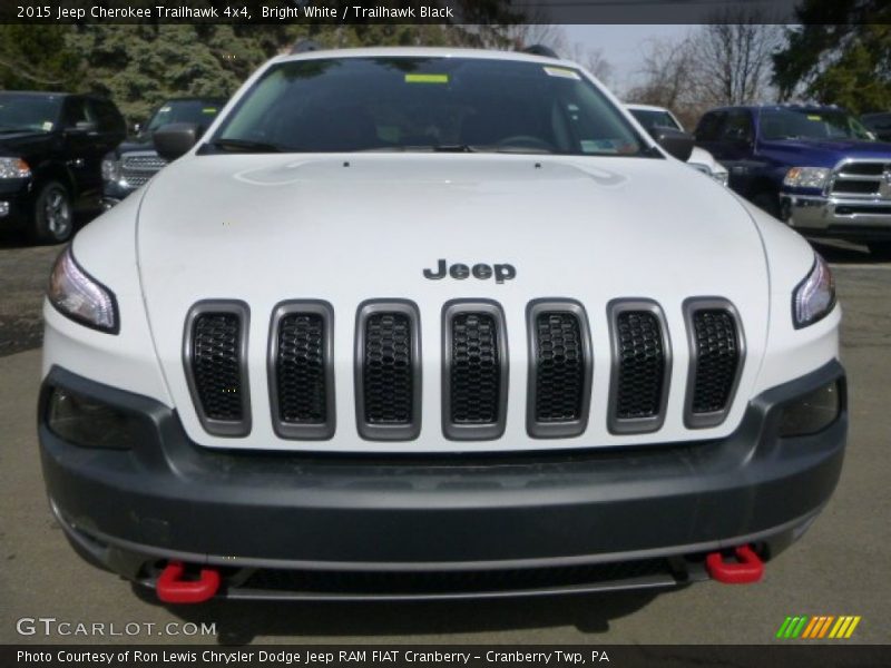 Bright White / Trailhawk Black 2015 Jeep Cherokee Trailhawk 4x4