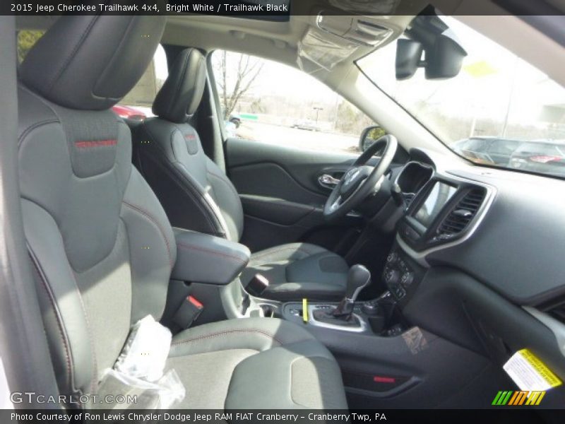 Bright White / Trailhawk Black 2015 Jeep Cherokee Trailhawk 4x4