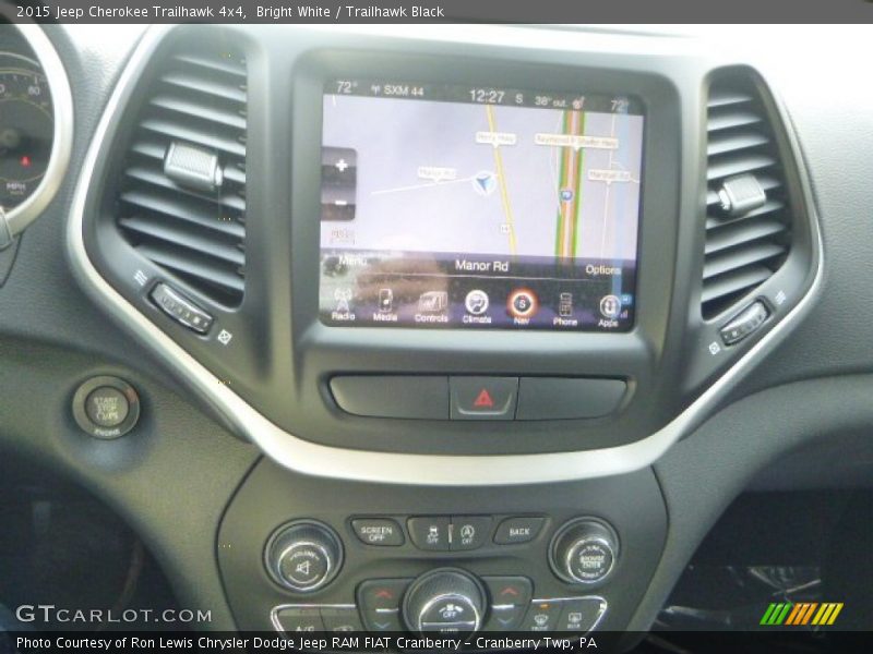 Bright White / Trailhawk Black 2015 Jeep Cherokee Trailhawk 4x4