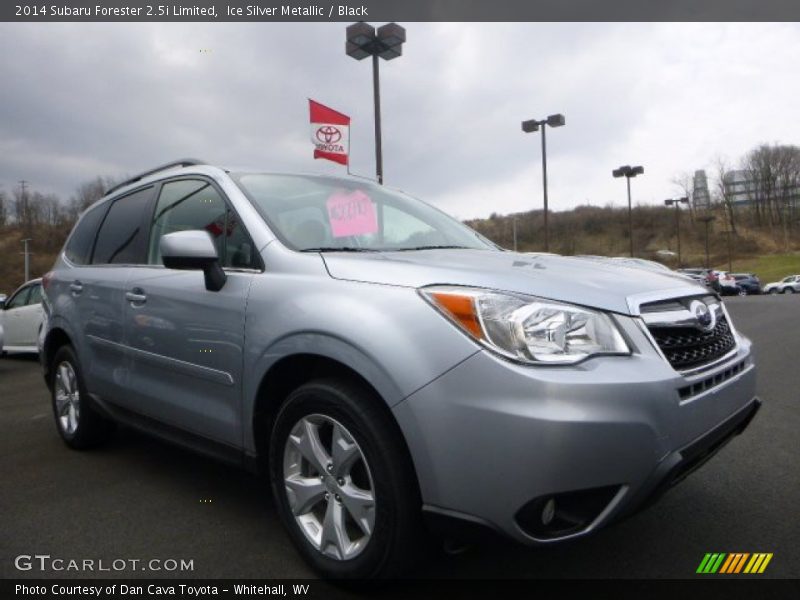 Ice Silver Metallic / Black 2014 Subaru Forester 2.5i Limited