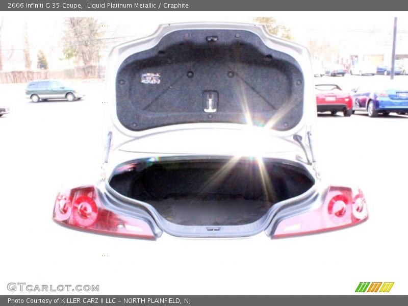 Liquid Platinum Metallic / Graphite 2006 Infiniti G 35 Coupe