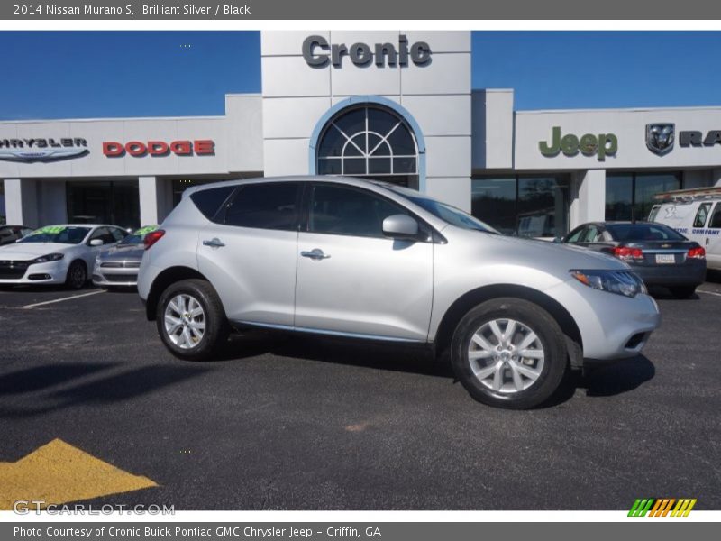 Brilliant Silver / Black 2014 Nissan Murano S