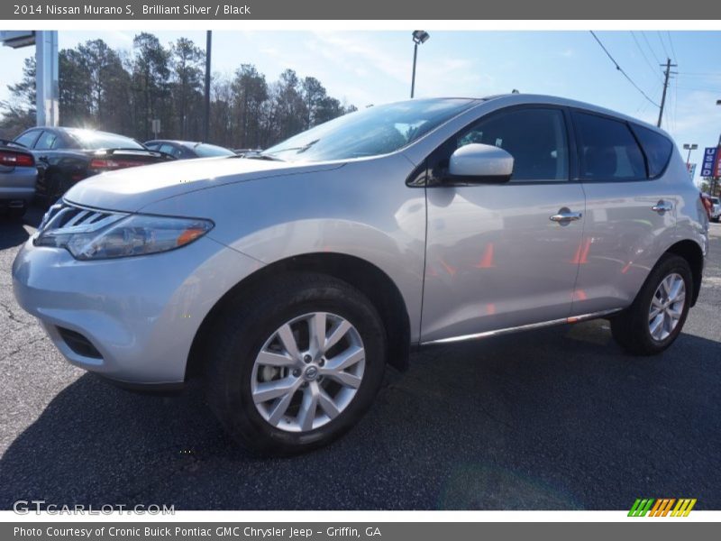 Brilliant Silver / Black 2014 Nissan Murano S