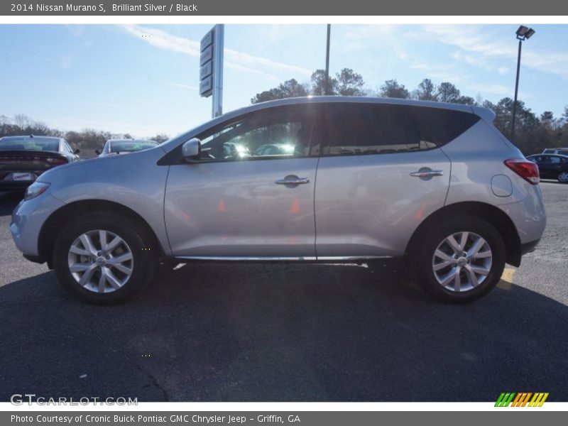 Brilliant Silver / Black 2014 Nissan Murano S