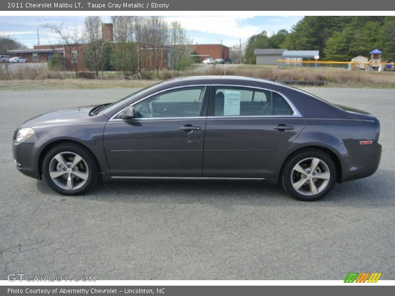 Taupe Gray Metallic / Ebony 2011 Chevrolet Malibu LT